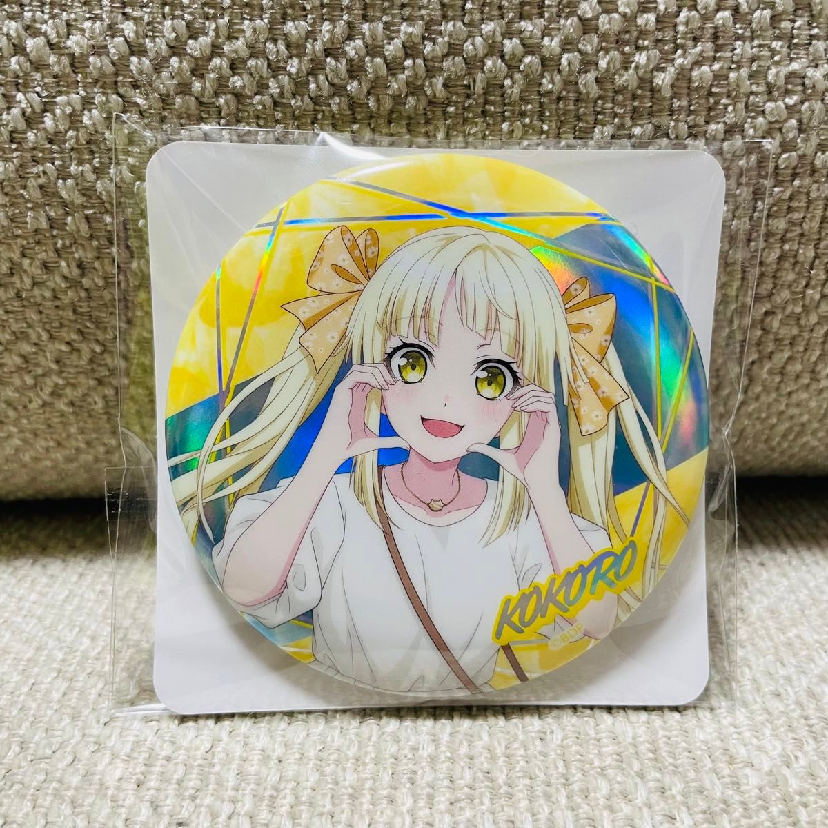 GIGO限定 バンドリ ビッグ缶バッジ 2024 summer 弦巻こころ GIGO限定