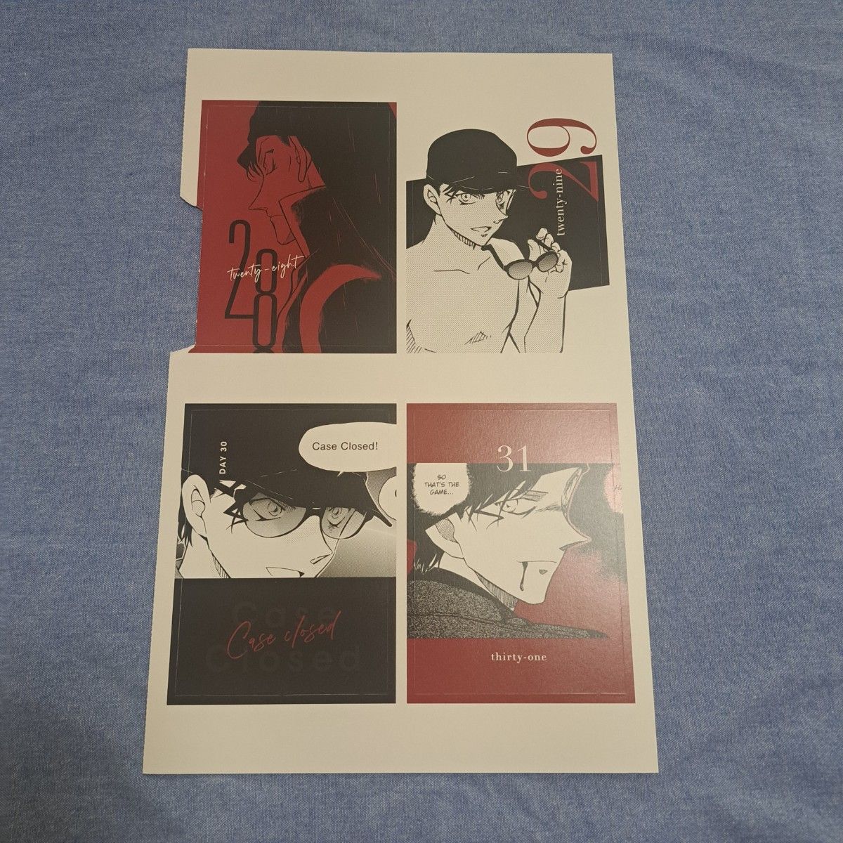 CanCam 名探偵コナン 緋色の弾丸コラボ 赤井秀一 日めくりカレンダー