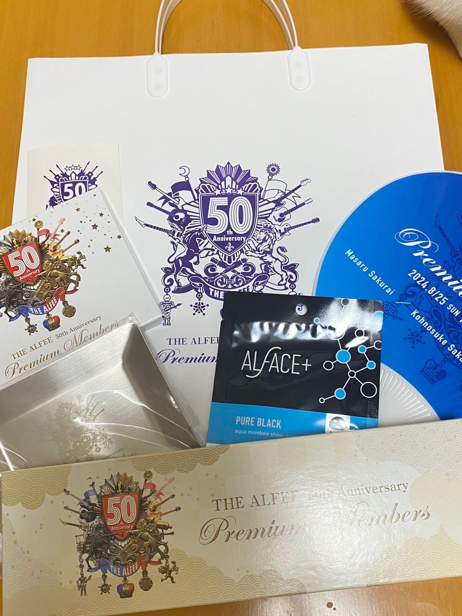 THE ALFEE 50周年 と40周年プレミアムメンバーズグッズ THE ALFEE 40