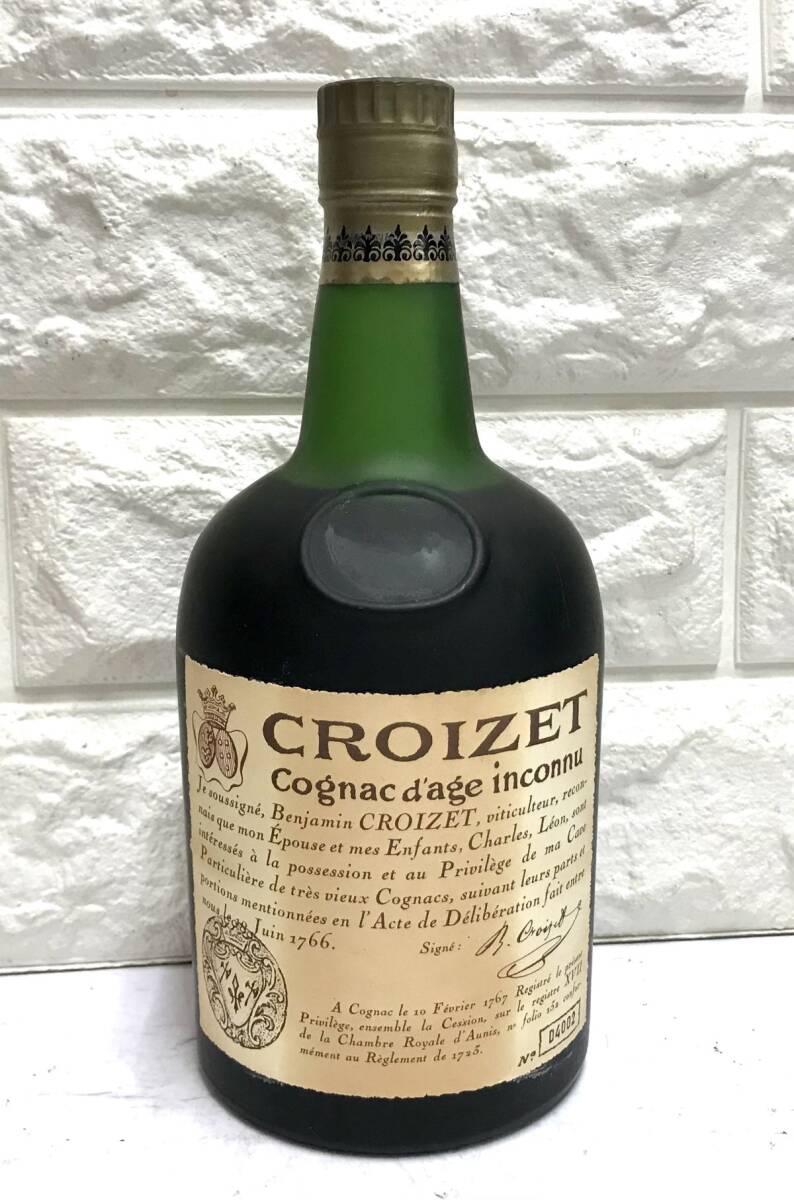 CROIZET クロアーゼ Cognac d'age inconnu アージュ アンコニュ