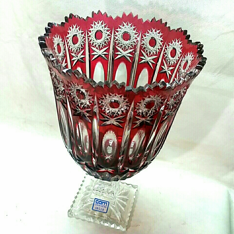 茶道具 南京染付 蟹文 香合 時代箱 M R5180