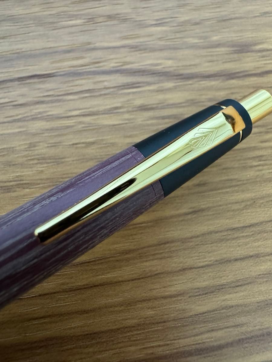 野原工芸 ボールペン「パープルハート」保証書あり パープルハートの