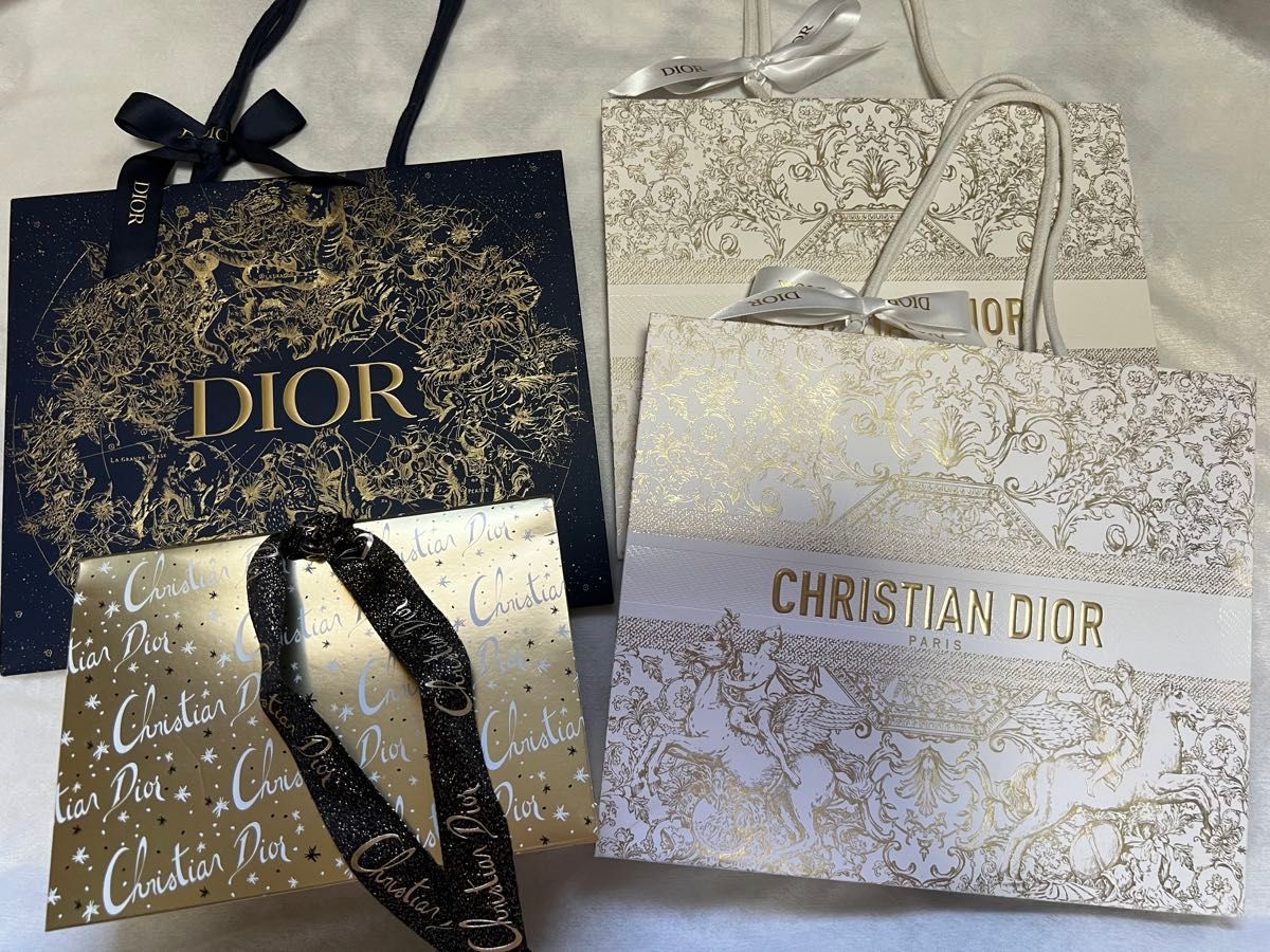Dior ギフトボックスとショップ袋セット ディオール ラッピングセット