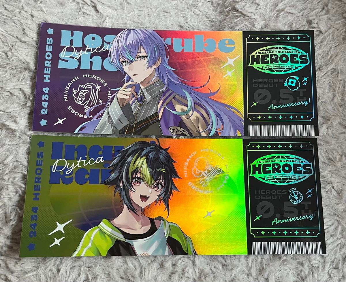 小柳ロウ AGF にじさんじ ホログラムチケット風カード ホロチケ レア