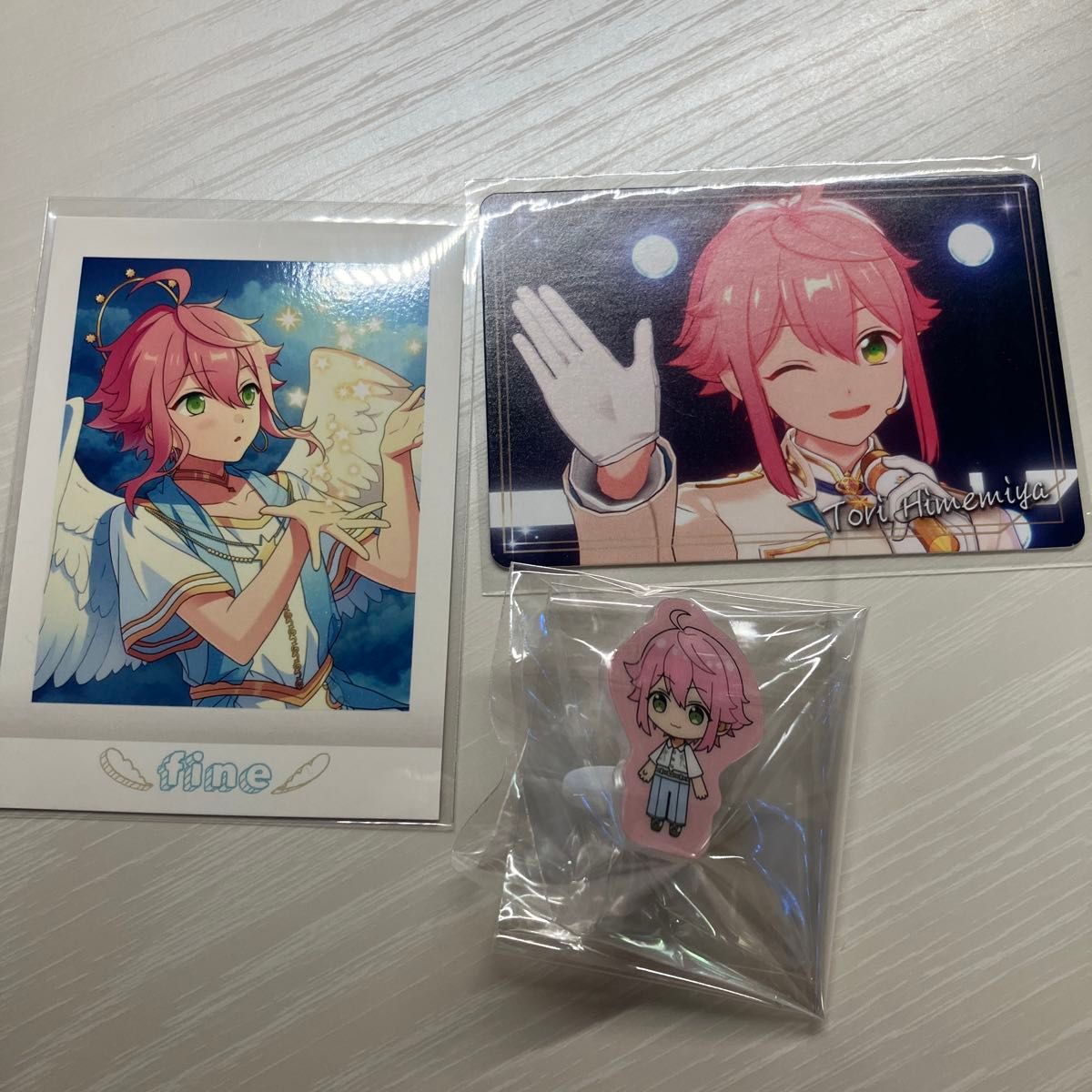 姫宮桃李 あんスタ あんさんぶるスターズ 3周年 4周年 白スーツ 缶