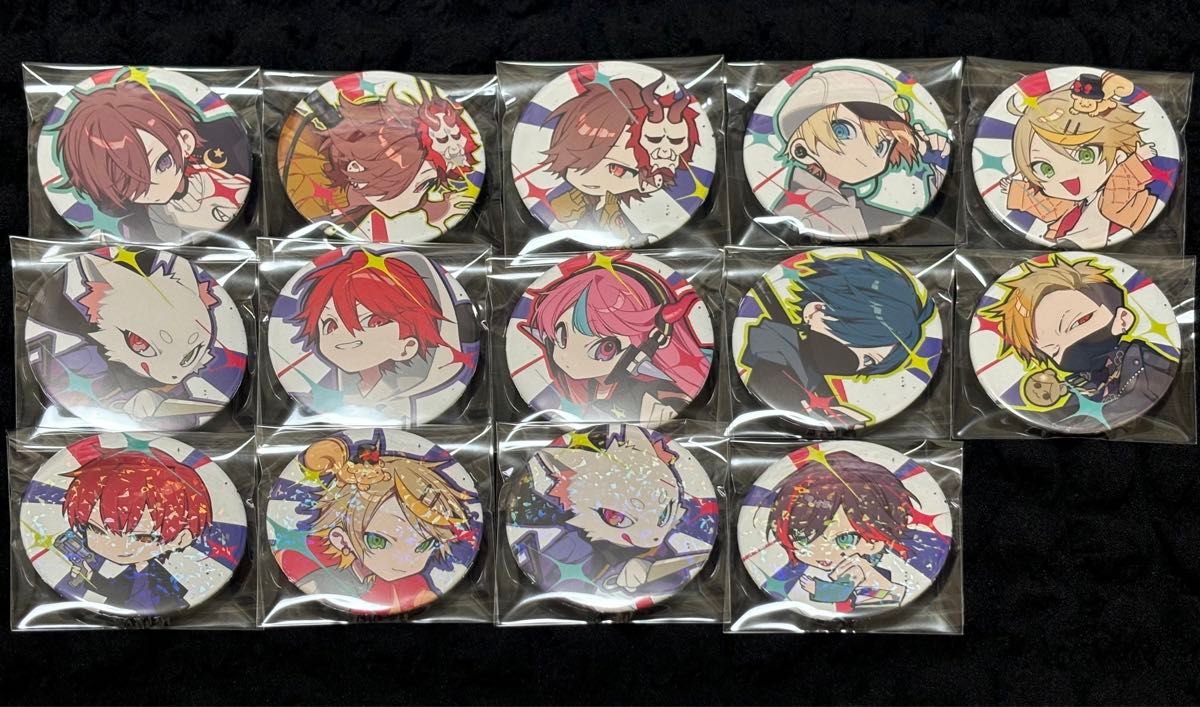 赤身かるび CRフェス 2025 缶バッジ 8個 レア1点含む きなこ kinako