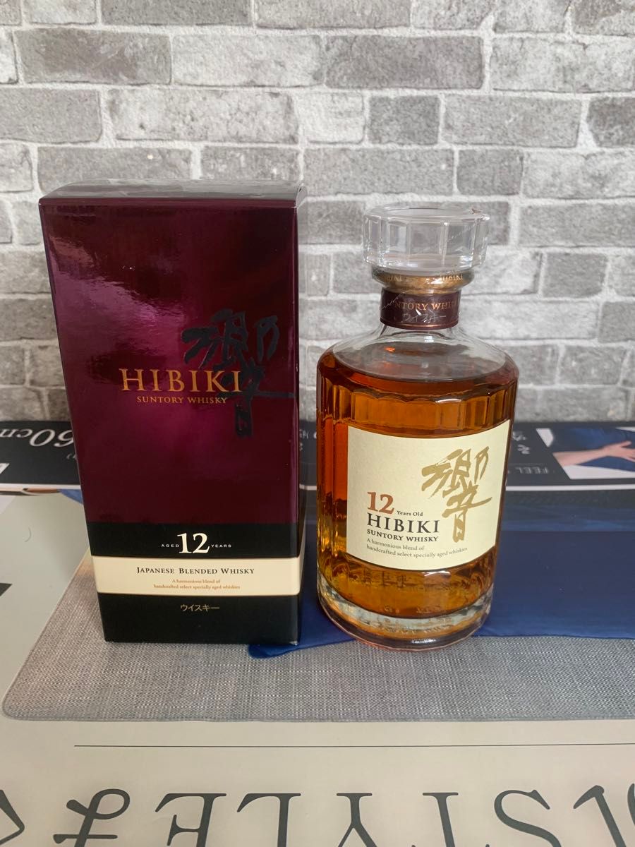 SUNTORY WHISKY 希少未開栓サントリー ウイスキー 響12年 500ml 箱付