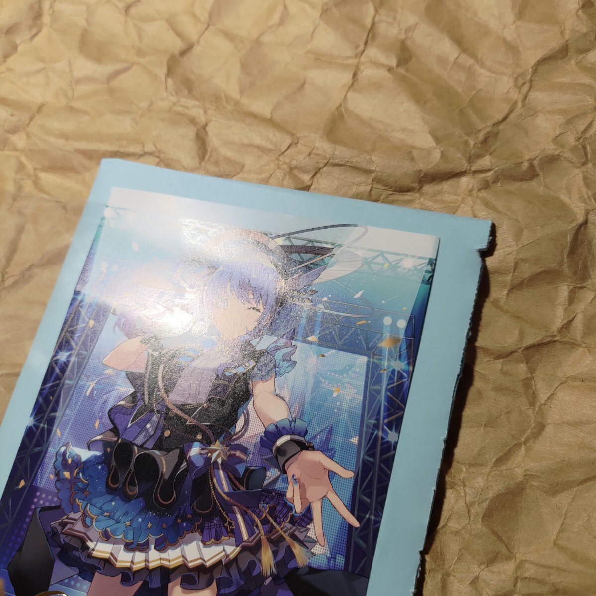 折れ有 星街すいせい 誕生日＆活動三周年記念 複製サイン入りポスト