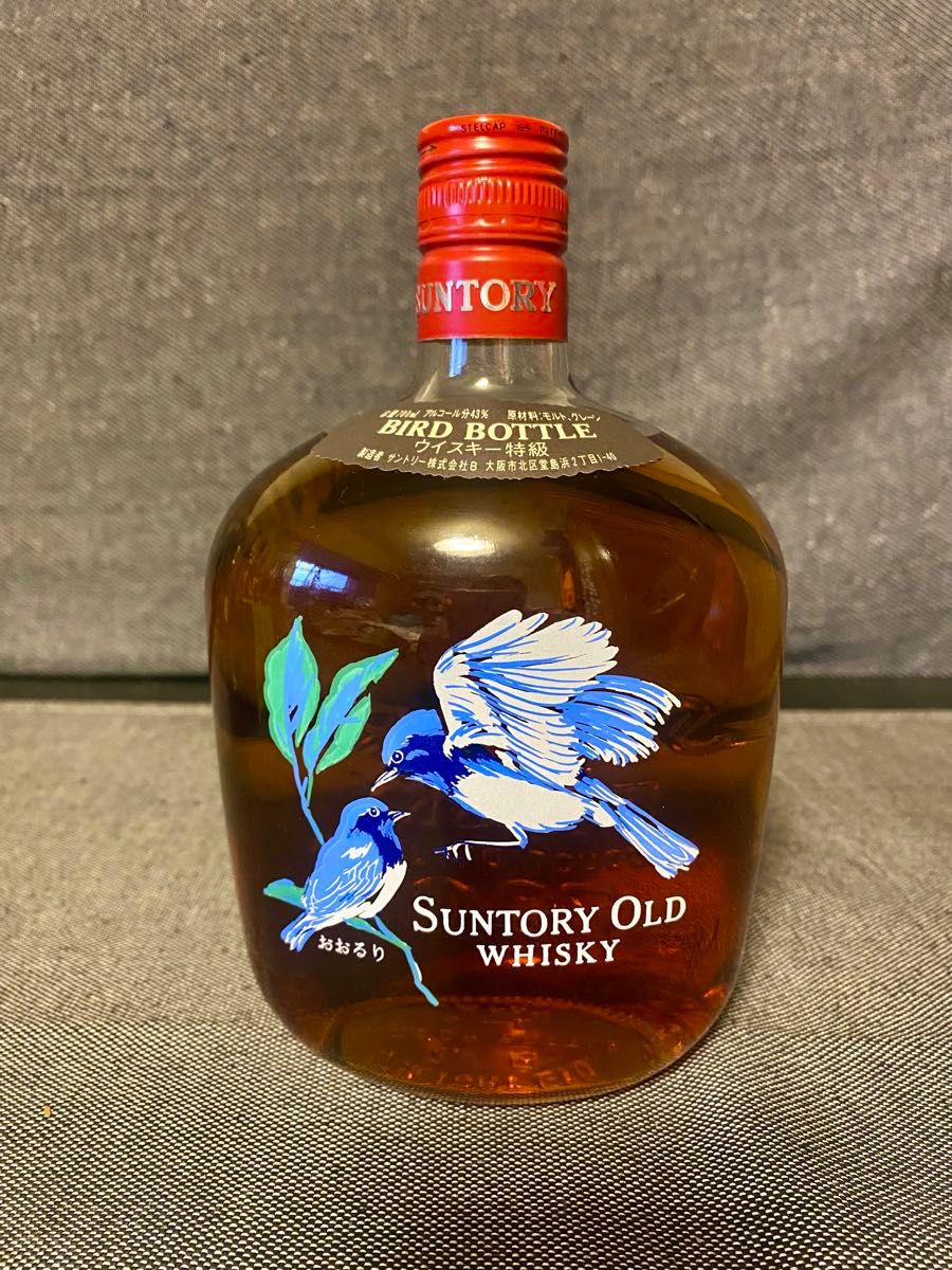 サントリー ウイスキー オールド 特級 バードボトル グラス付き3本