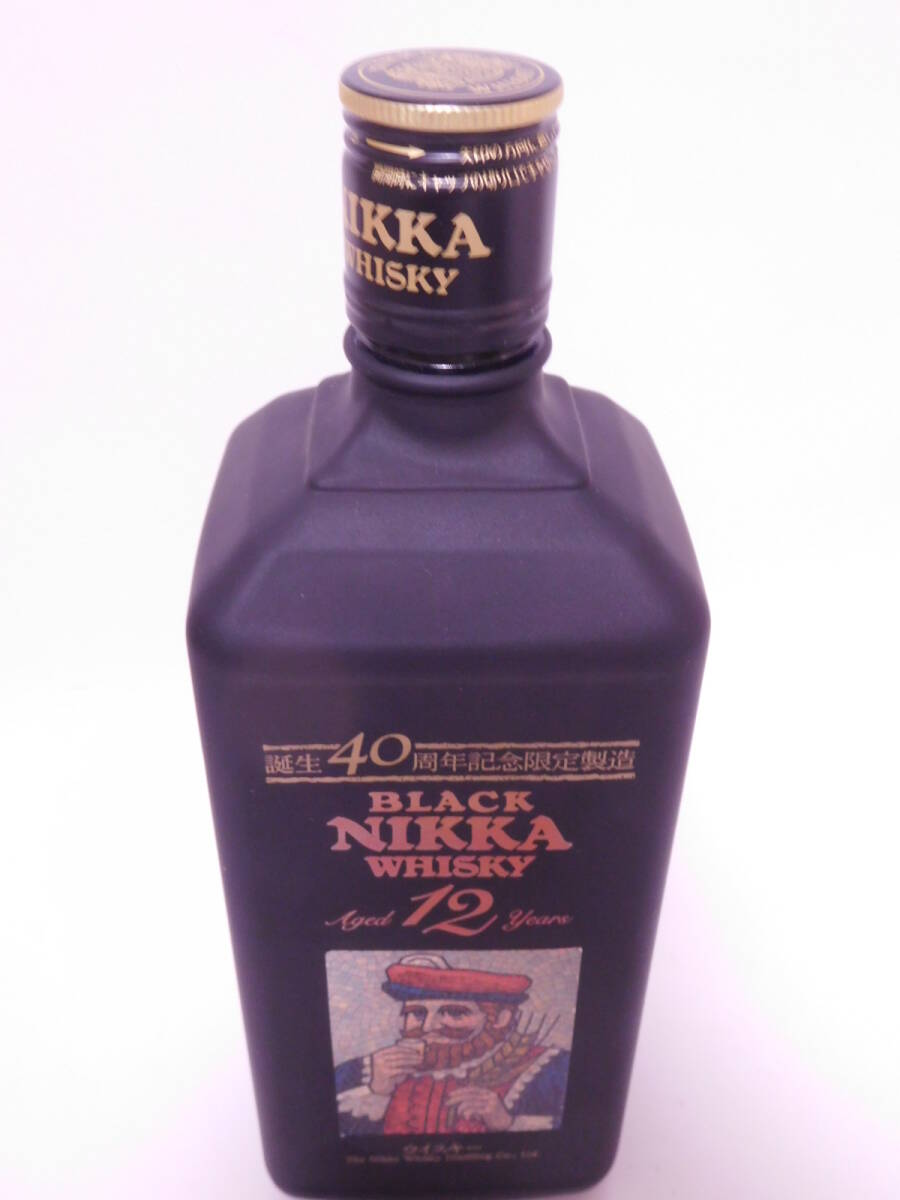 古酒 ニッカ ブラックニッカ 12年 720ml 42% 誕生40周年記念限定製造