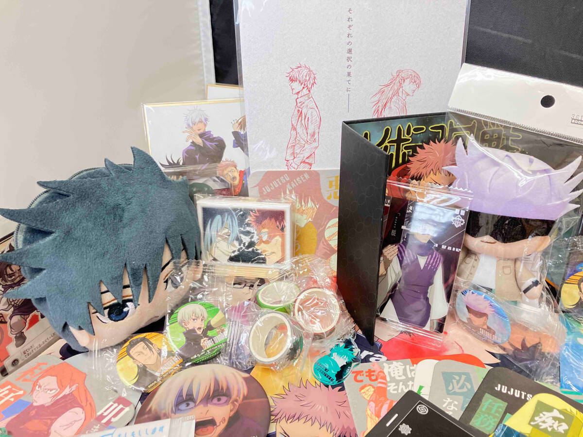 2000円スタート【現状品】呪術廻戦 グッズまとめ売り（にとたん・缶