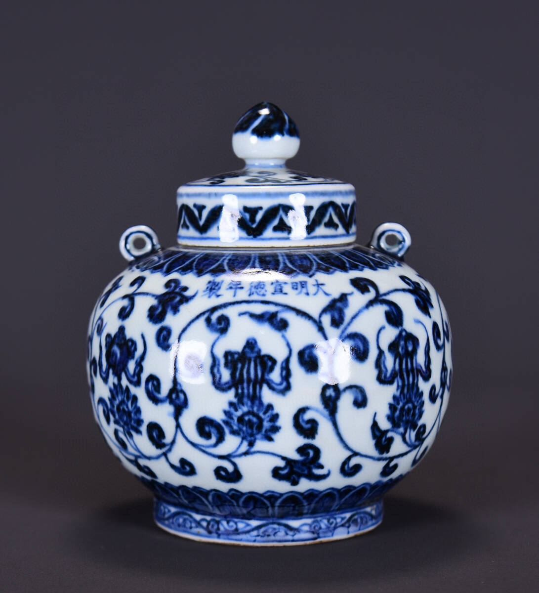 大明万歴年製 五彩龍紋 小花瓶 高7cm 南京古赤絵 中国