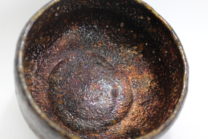 茶道具⁄加藤石春⁄楽茶碗⁄芳幽軒⁄立田錦