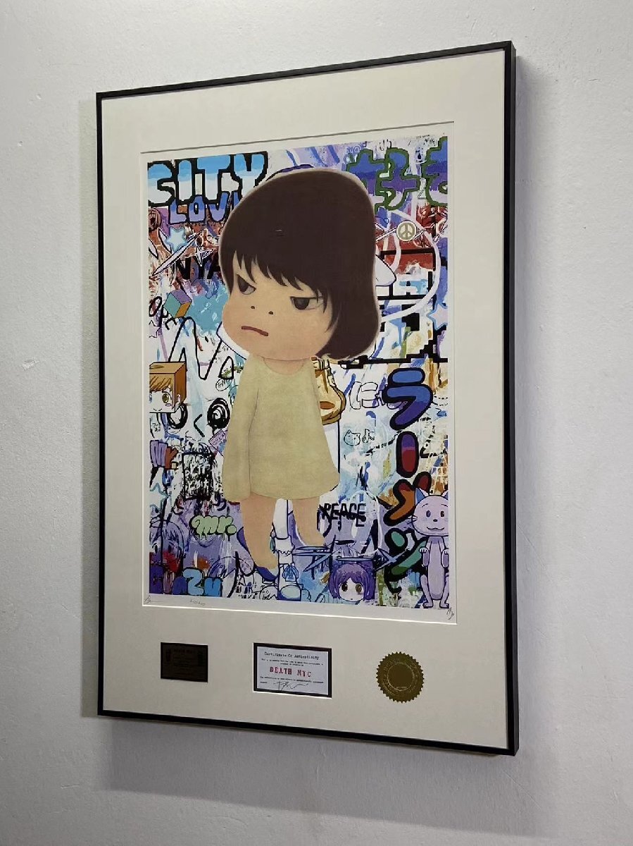 DEATH NYC 額付き 世界限定100枚 奈良美智 Yoshitomo Nara Missing in
