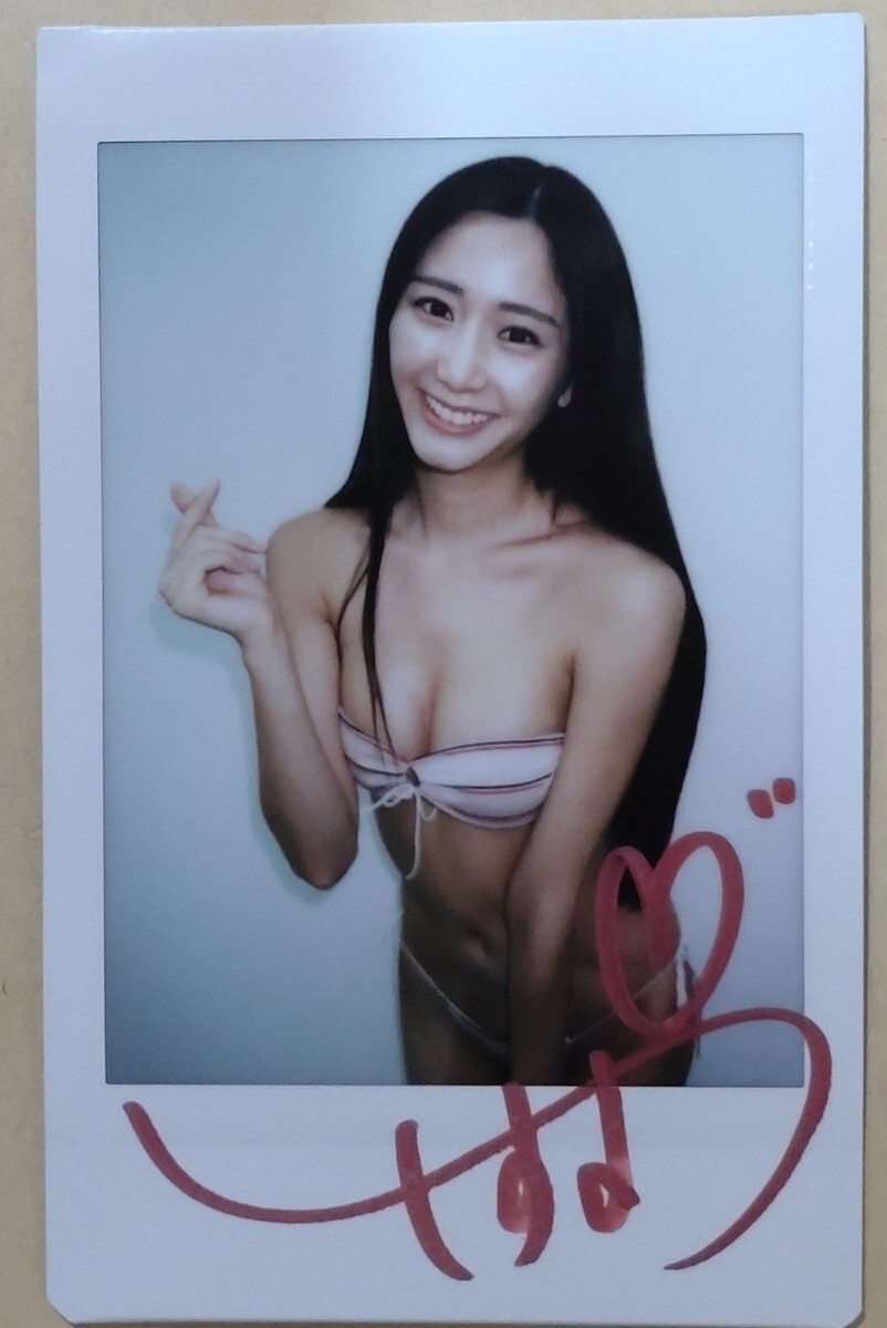 斎藤恭代 直筆サイン入りチェキ プレミアムセット Yahoo!オークション