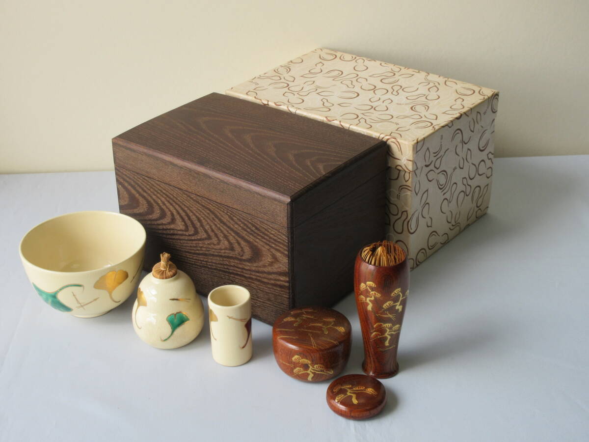 Yahoo!オークション - 指物師「仙水正之」作 【桑利休茶箱揃い】【桑茶