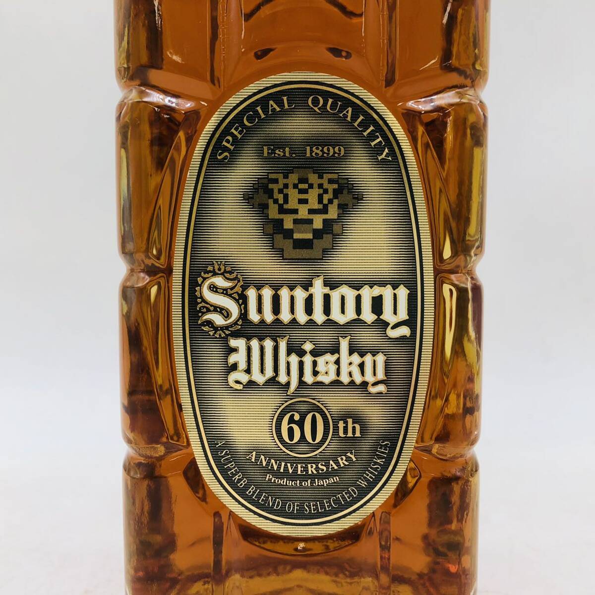 8057 未開栓 サントリーウイスキー 角瓶発売60周年記念 特角〈10年