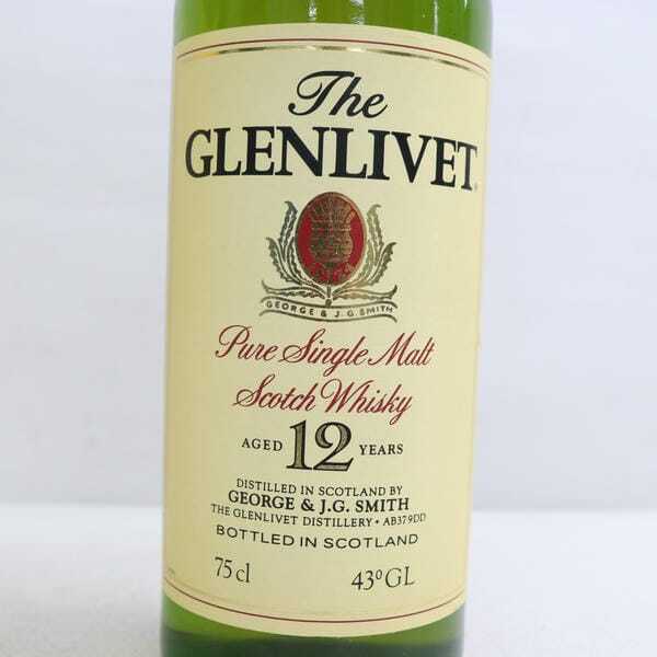 1円~GLENLIVET（グレンリベット）12年 ピュア シングルモルト 赤アザミ