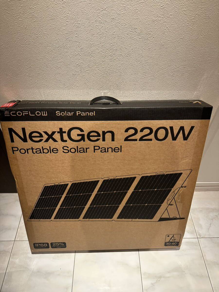 EcoFlow 220W片面ソーラーパネルGen2 未開封2024モデル 【公式通販】