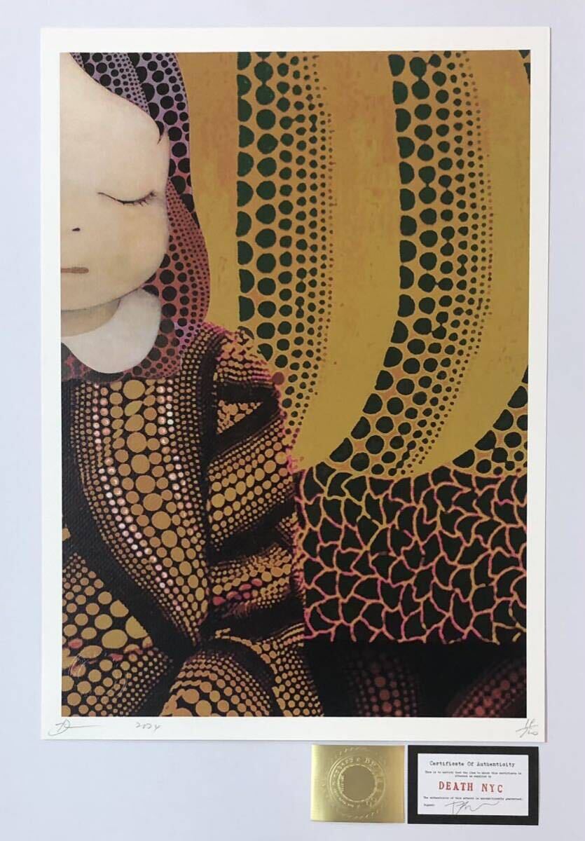 DEATH NYC アートポスター 世界限定100枚 ポップアート 奈良美智