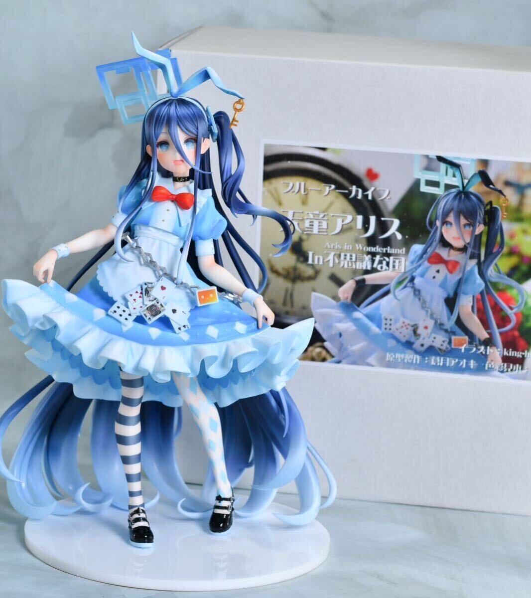 ブルーアーカイブ 天童アリス In不思議な国 ガレージキット 完成品