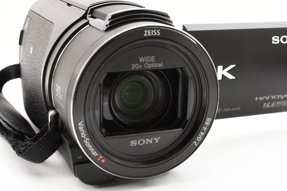 ソニーハンディカムFDR-AX40 Amazon | SONY ビデオカメラ FDR-AX40 4K