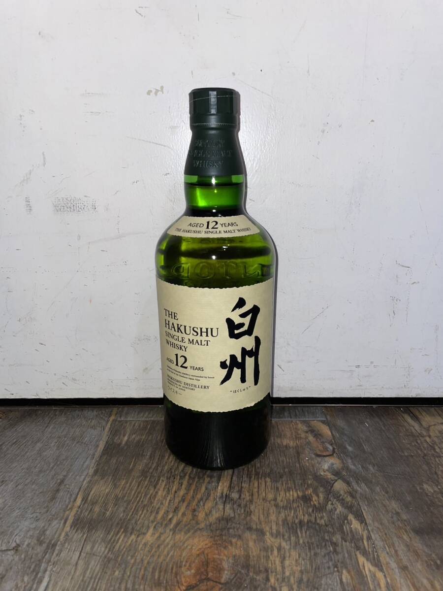 サントリー 白州12年 シングルモルトウイスキー SUNTORY 新品未開栓