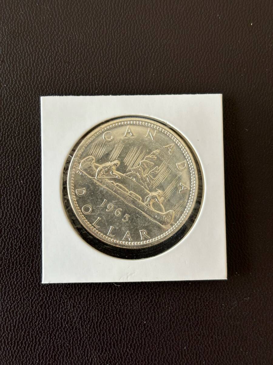 1965年カナダ1ドル銀貨 1967年カナダ1ドル銀貨 - ICCSグレードMS-65