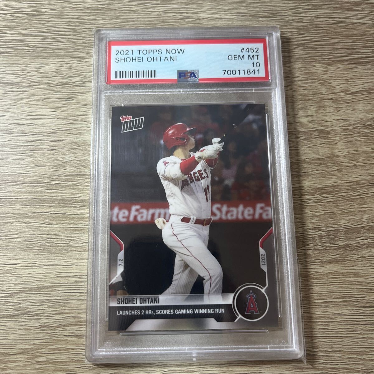 Topps Now 大谷翔平 PSA10