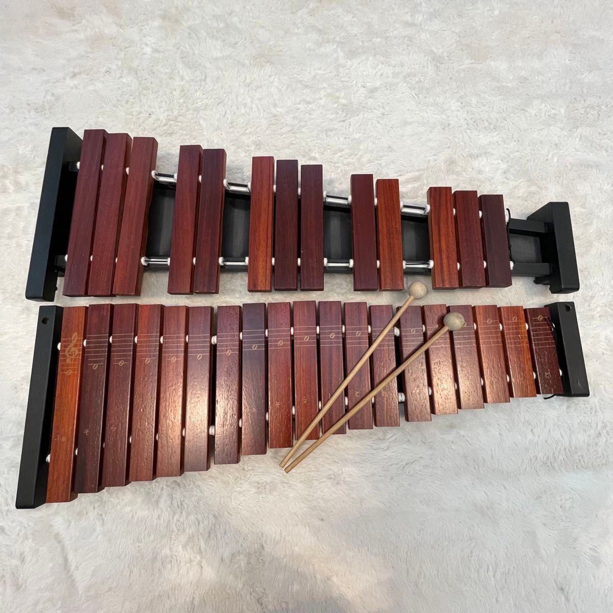 ゼンオン シロフォン 木琴 ZX-32P 32音 マレット付 ゼンオンシロフォン