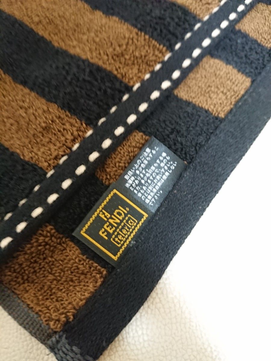 FENDI フェンディ ズッカ柄 ペカン柄 フェイスタオル タオル