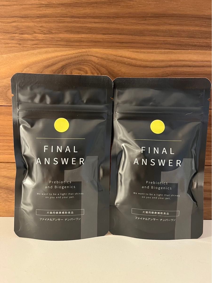 FINAL ANSER No 1 ファイナルアンサー 犬猫用健康補助食品犬猫用