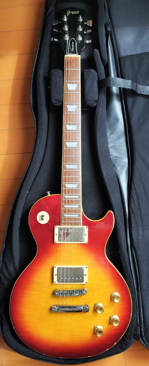 Yahoo!オークション - Greco '77年製レスポールコピーモデル トラ杢