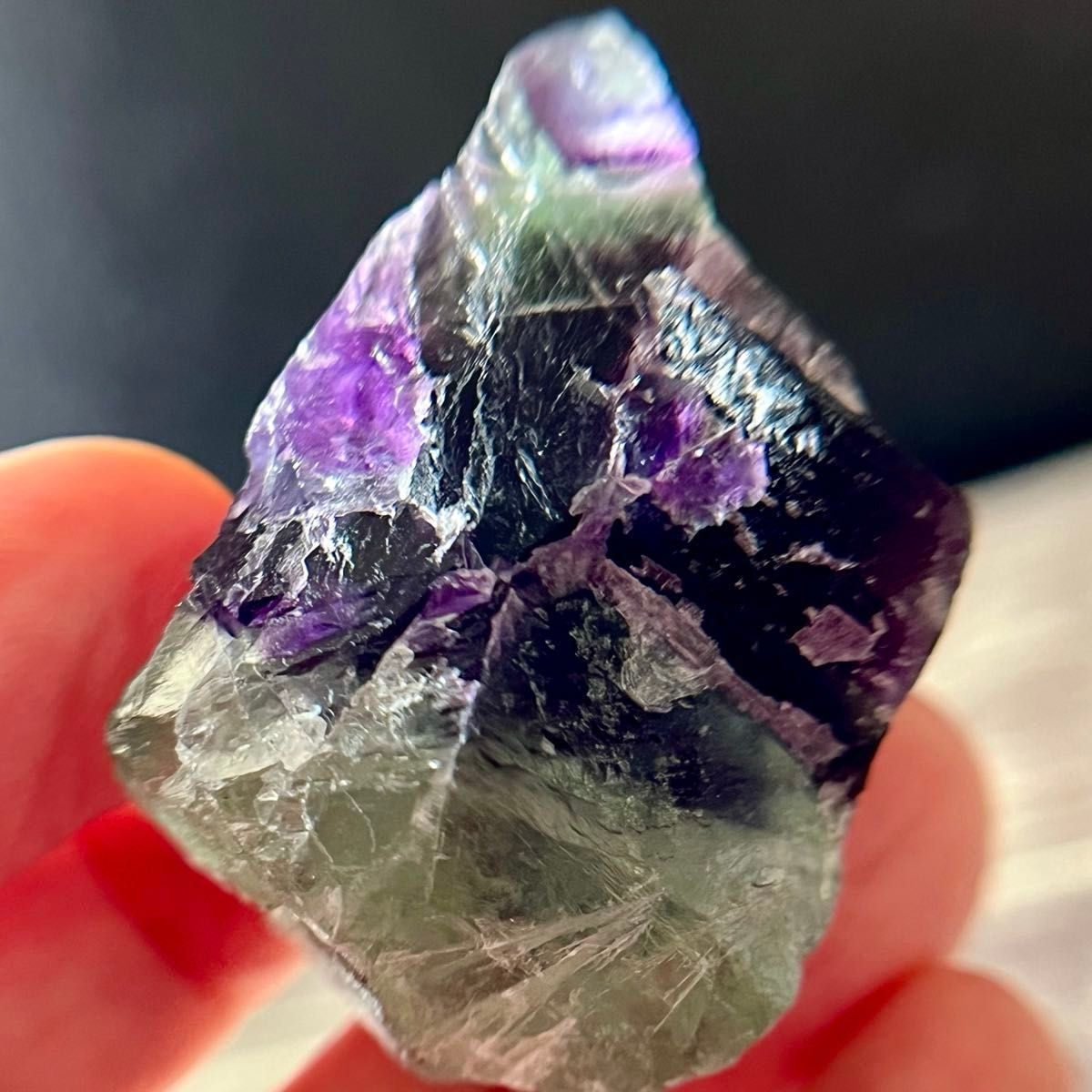 フローライト 147.25ct 原石 バイカラーフローライト 鉱物 天然石