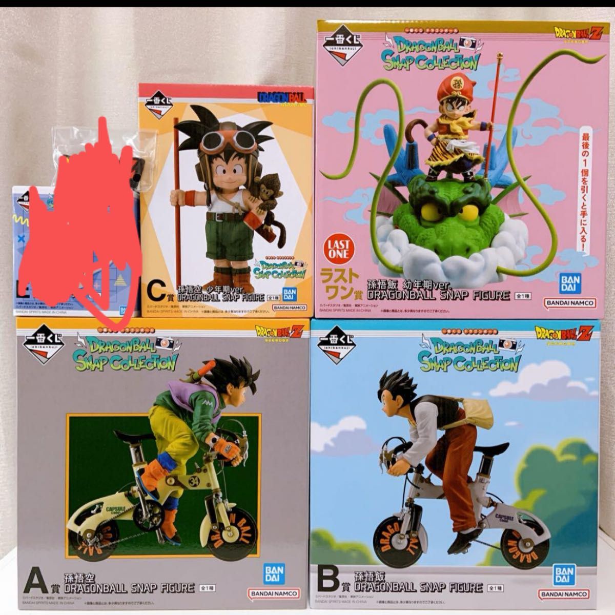新品未開封】DRAGONBALL SNAP COLLECTION セミコンプ 売れ筋 一番くじ