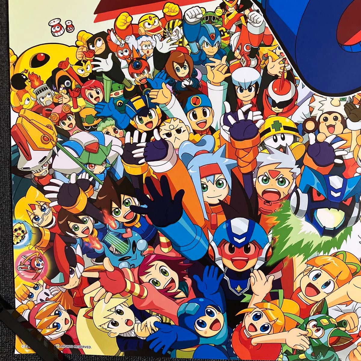 ロックマン20周年記念イベント』非売品ポスター CAPCOM カプコン X