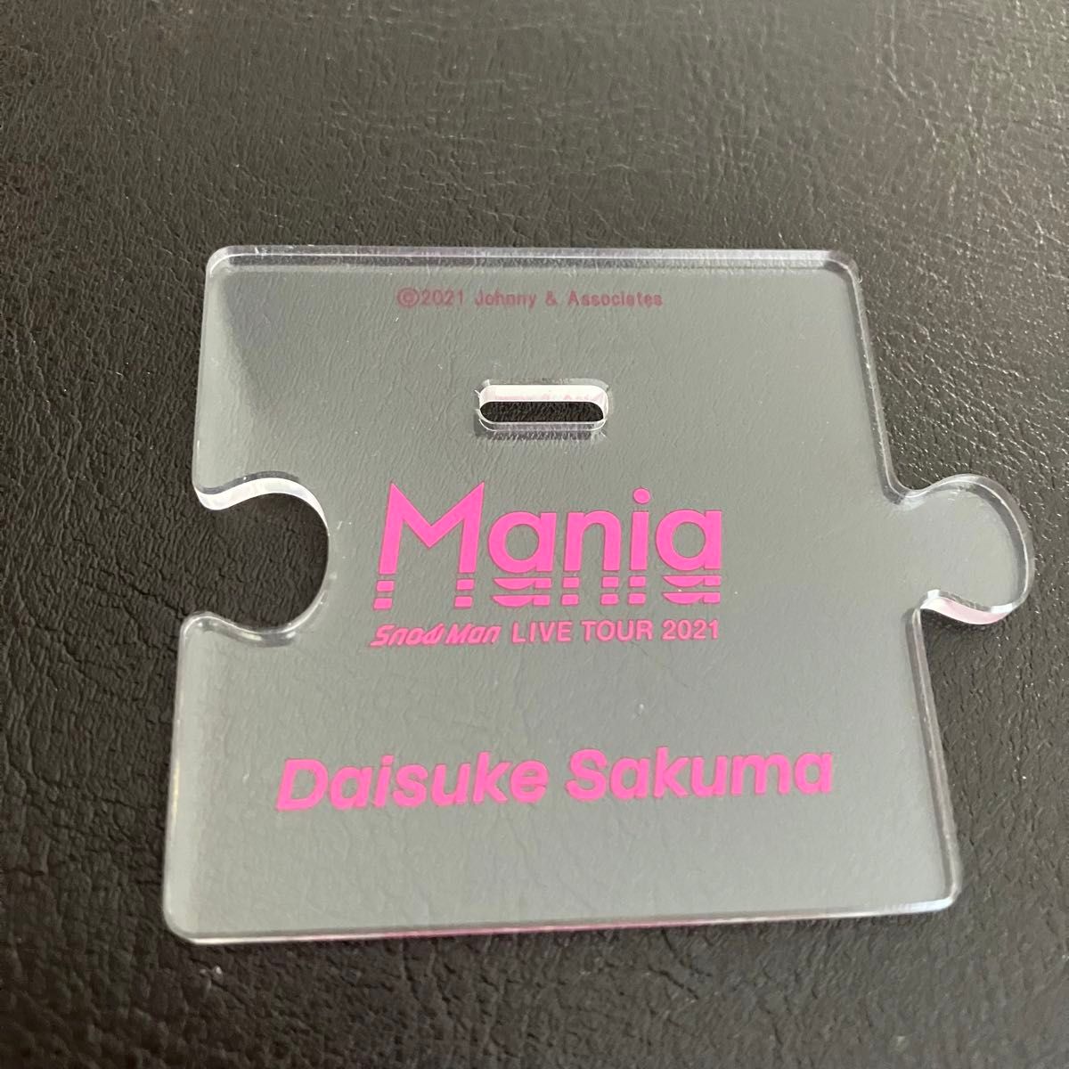 開封済】SnowMan アクリルスタンド アクスタ LIVE TOUR 2021 Mania