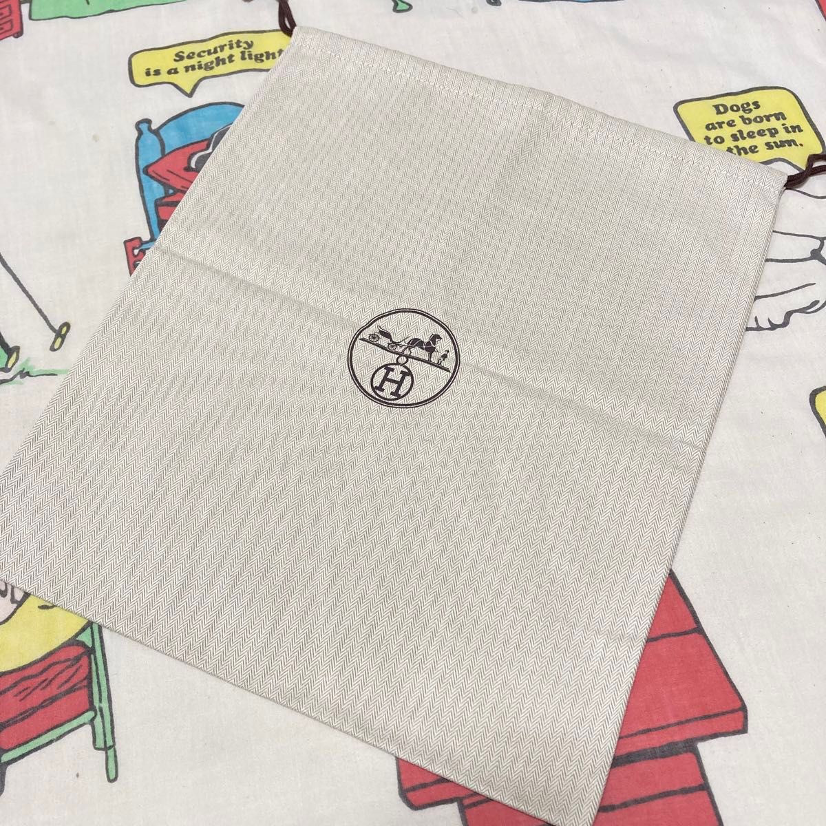 ✨新品未使用✨エルメス 保存袋 巾着袋 収納袋 縦約 29cm ×