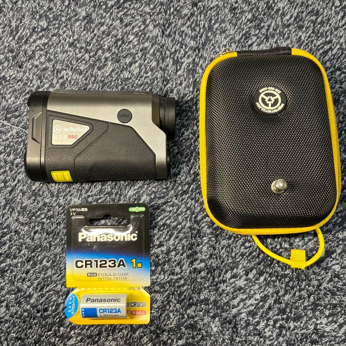 TecTecTec ULT-S PRO ゴルフ用距離計 ケース付き 予備電池付 ゴルフ用