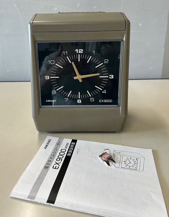 AMANO 電子タイムレコーダー EX9000 中古｜Yahoo!フリマ（旧PayPayフリマ）