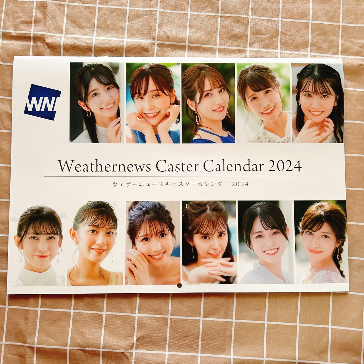 本日 TIME SALE WNI ウェザーニュースキャスターカレンダー2024