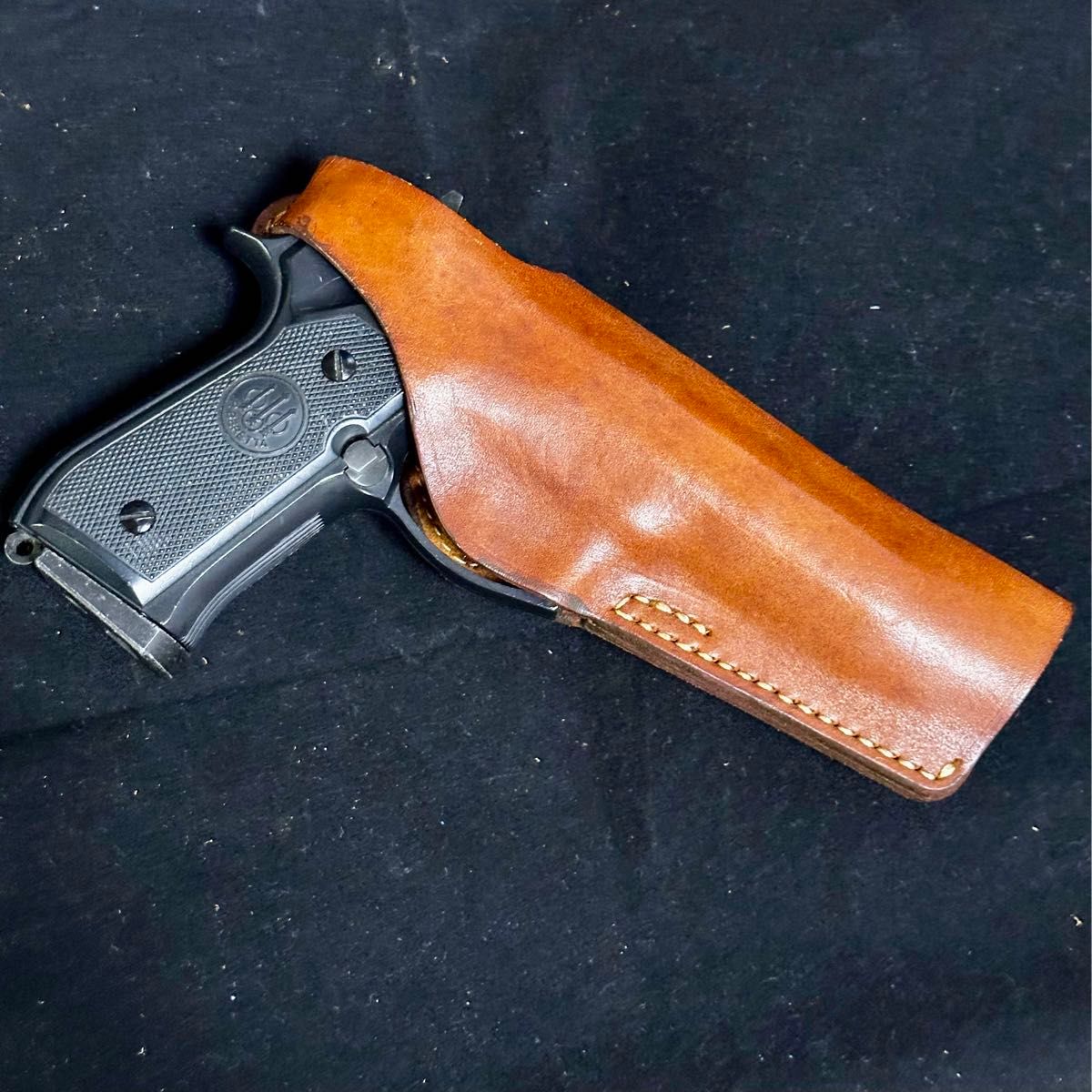 整備済 アローイント AW 八幡商事 レザー ヒップホルスター ベレッタ