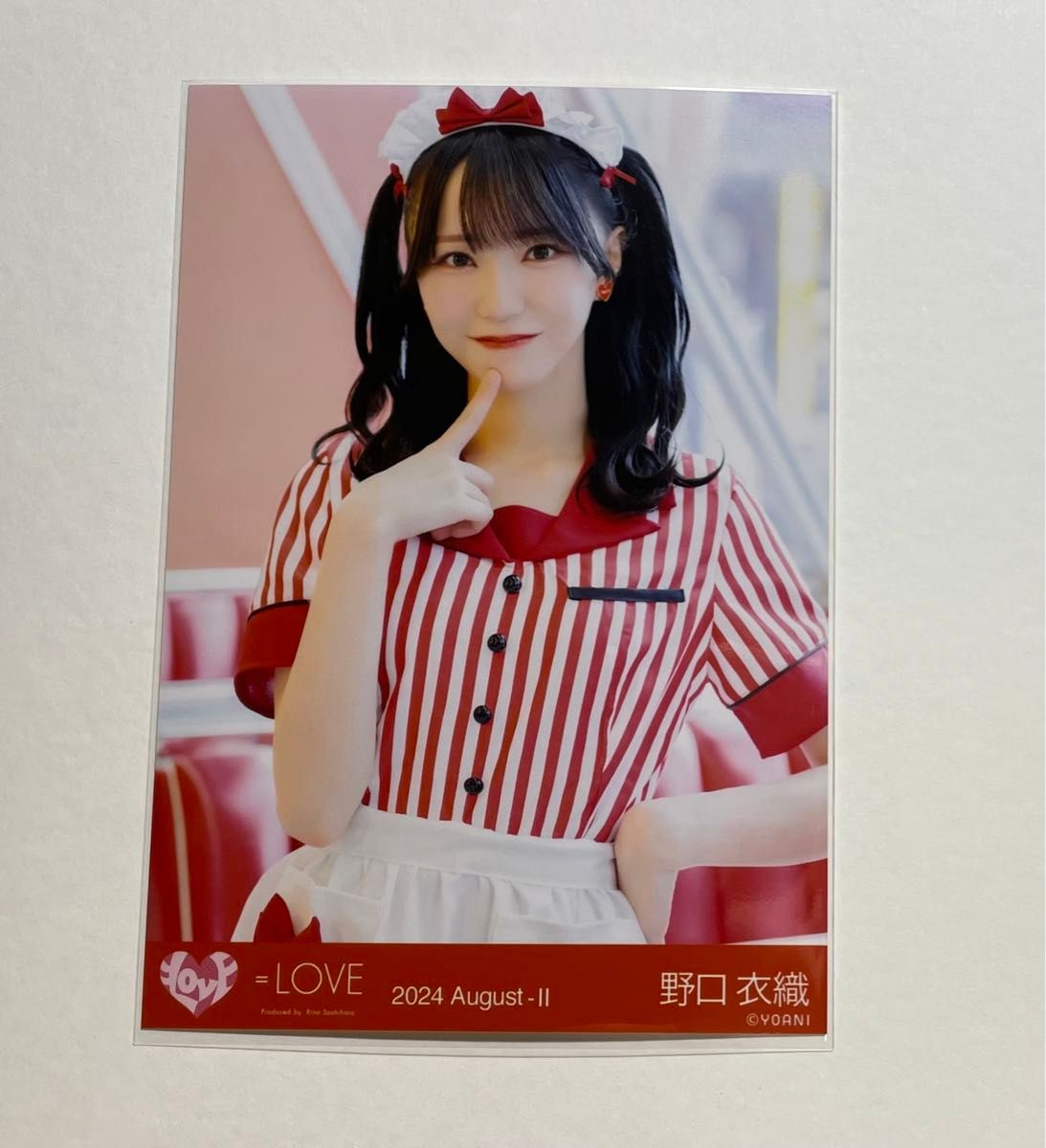 野口衣織 仲直りシュークリーム ヨリ 直筆 アザーカット 野口衣織