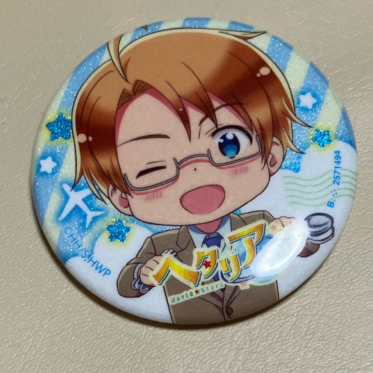 ヘタリア アメリカ 缶バッジ グッズ ヒサゴ 原作柄