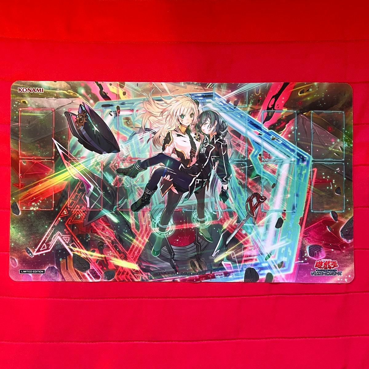 遊戯王 閃刀姫 ロゼ レイ プレイマット ycsj デュエルセット2 未使用