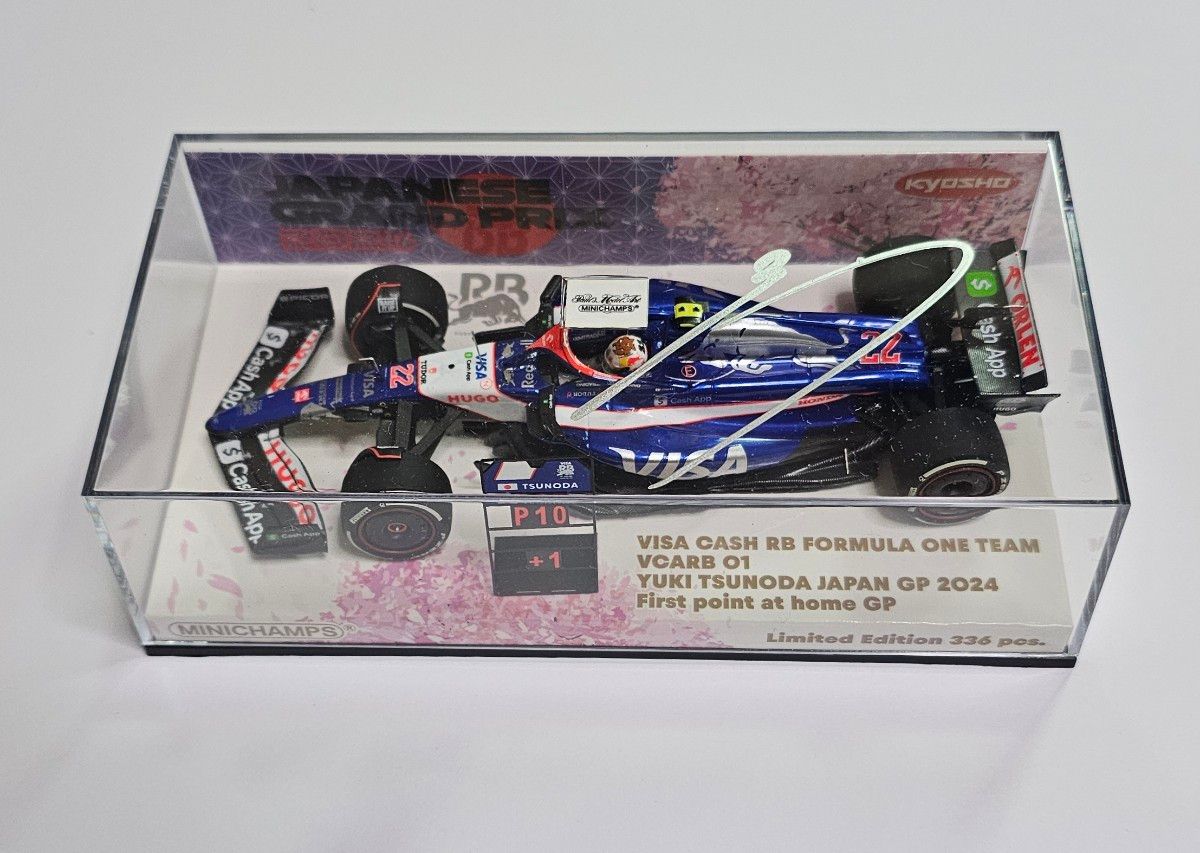 直筆サイン入り 限定336台 ミニチャンプス 1/43 VCARB01 ショップ 日本