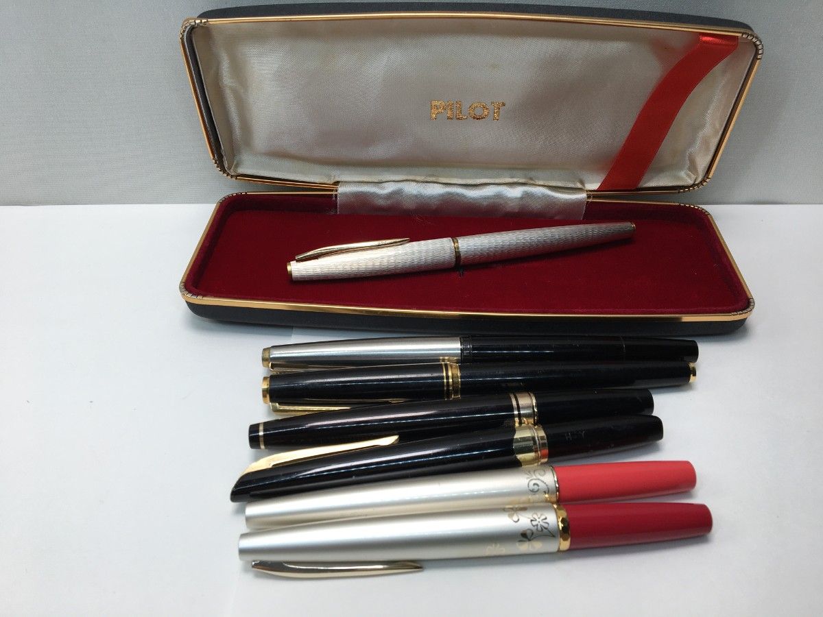 14k.18k.21k. 万年筆 5本セット セーラー パイロット プラチナ 万年筆
