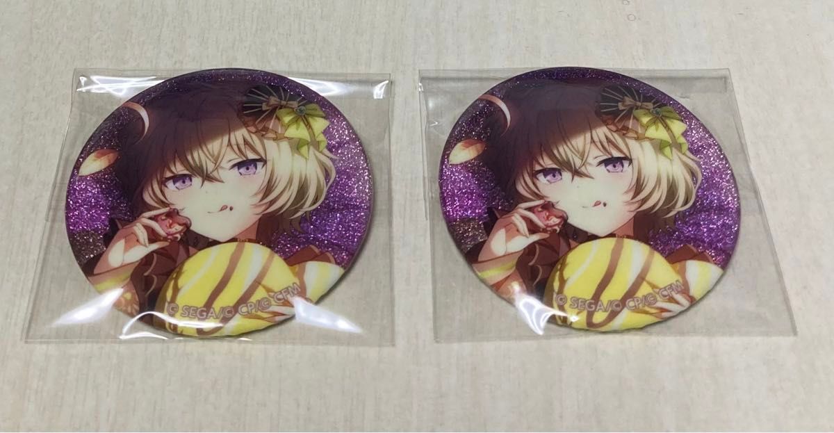 プロセカ 草薙寧々 グリッター缶バッジ 8b