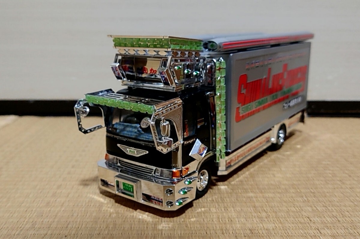 Yahoo!オークション - アオシマ 1/32 4t デコトラ 椎名急送 水郷特急