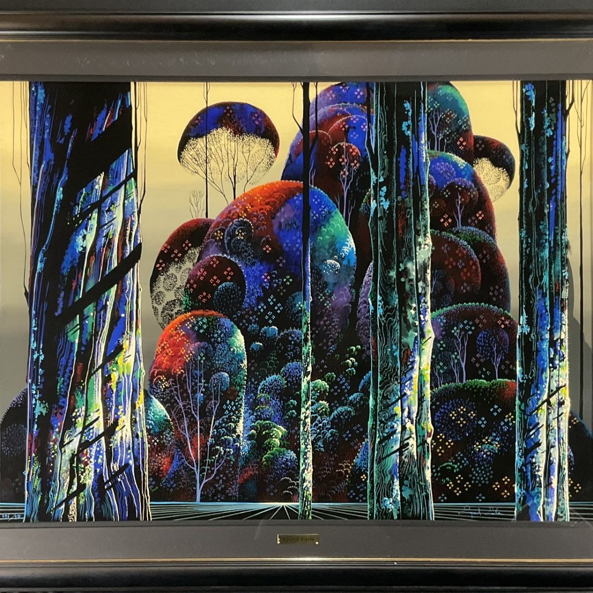 真作 アイベンロール アール Eyvind Earle 『ソリチュード』限定